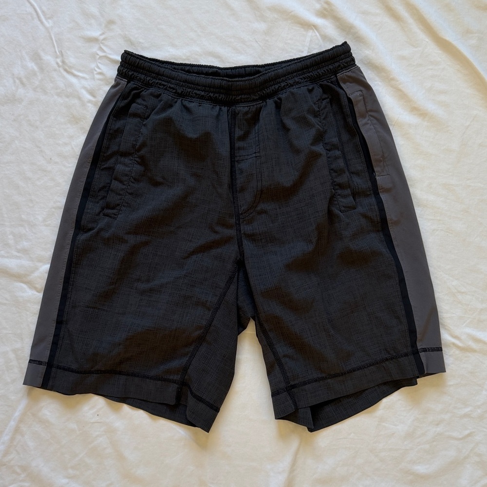 Black and Gray Athletic Shorts
